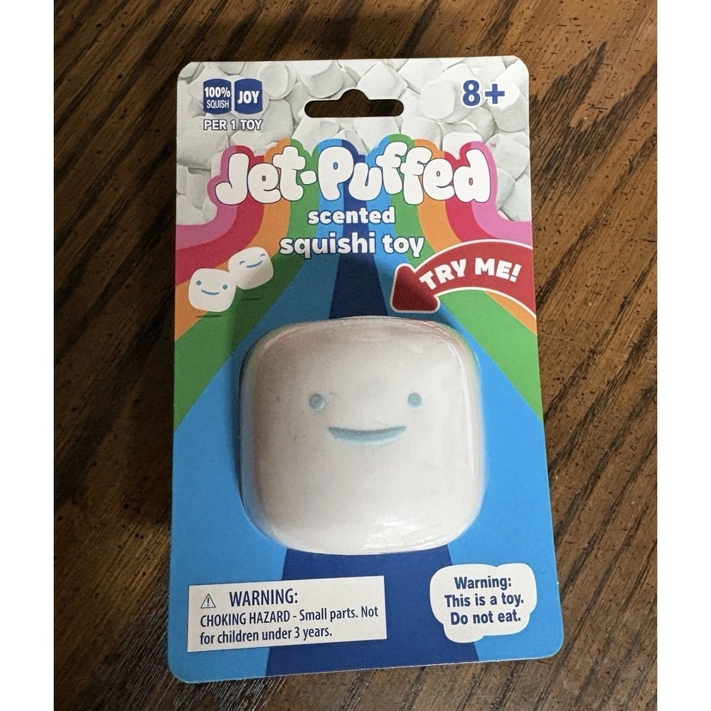 Jet-Puffed Marshmallow Squishy Scented Stress Toy Soft Slow Rise Fidget NEW
